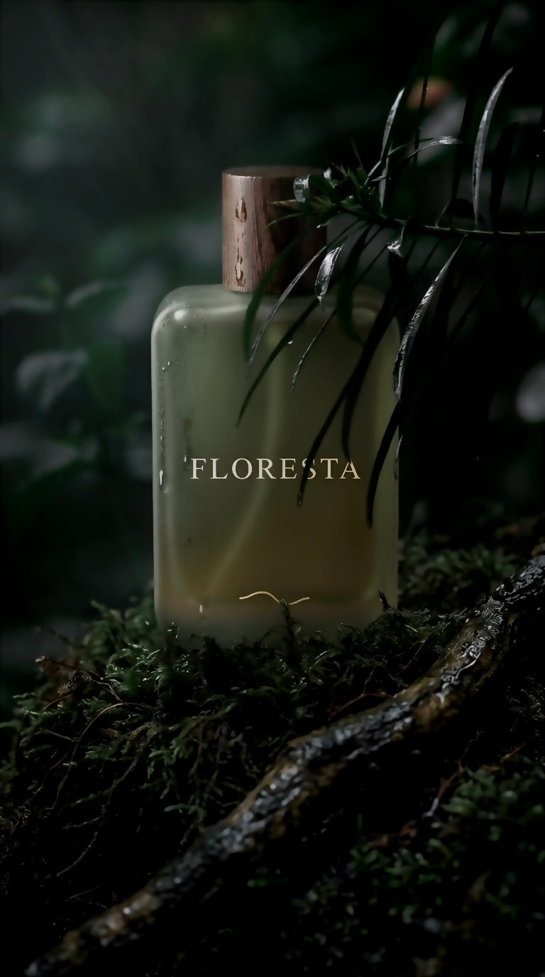 Floresta bottle on a natural background